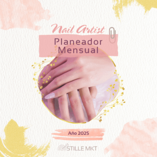 Planeador Mensual de Contenidos para Artistas de Uñas